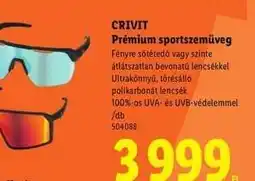 Lidl CRIVIT Prémium sportszemüveg ajánlat