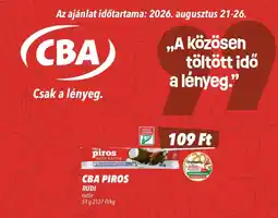 CBA Cba piros ajánlat
