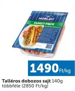 PRIVÁT Morlany talléros dobozos sajt ajánlat