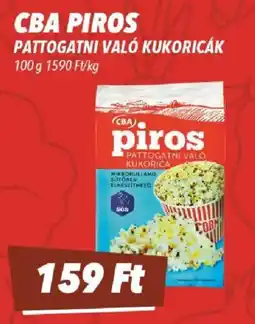 CBA Cba piros pattogatni való kukoricák ajánlat