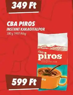 CBA Cba piros instant kakaóitalpor ajánlat