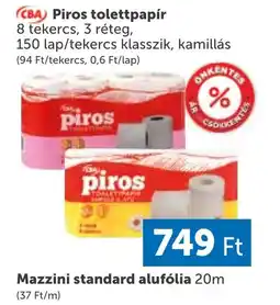 PRIVÁT Cba piros tolettpapir ajánlat