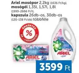 PRIVÁT Ariel mosópor ajánlat