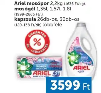 PRIVÁT Ariel mosópor ajánlat