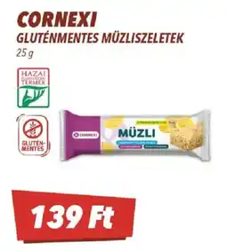 CBA Cornexi gluténmentes müzliszeletek ajánlat