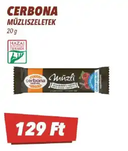 CBA Cerbona müzliszeletek ajánlat