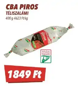 CBA Cba piros téliszalámi ajánlat