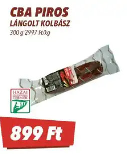 CBA Cba piros lángolt kolbász ajánlat