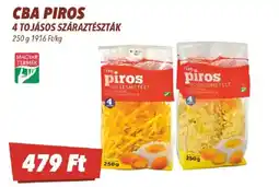 CBA Cba piros 4 tojásos száraztészták ajánlat