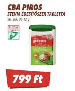CBA Cba piros stevia édesítőszer tabletta ajánlat