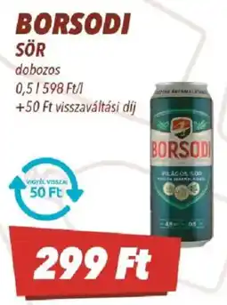 CBA Borsodi sör ajánlat