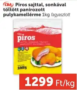 PRIVÁT piros töltött panírozott pulykamellérme ajánlat