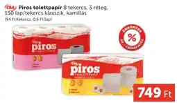 PRIVÁT Cba piros tolettpapir ajánlat