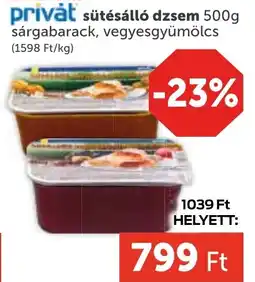 PRIVÁT Privát sütésálló dzsem ajánlat