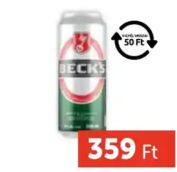PRIVÁT Becks ajánlat