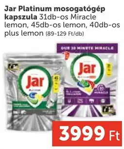 PRIVÁT Jar Platinum mosogatógép kapszula ajánlat