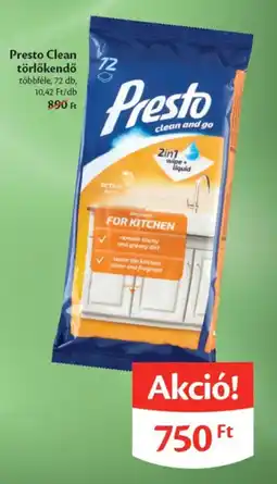 EcoFamily Presto törölkendő ajánlat