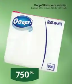 EcoFamily Ooops! ristorante szalvéta ajánlat