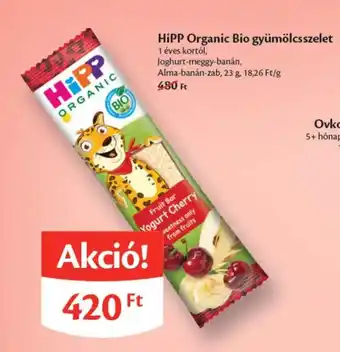 Hipp organic bio gyümölcsszelet