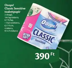 EcoFamily Ooops! classic sensitive toalettpapír ajánlat