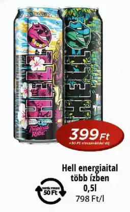 Real Hell energiailtal ajánlat