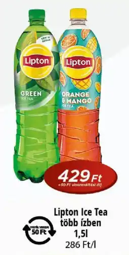 Real Lipton ice tea ajánlat