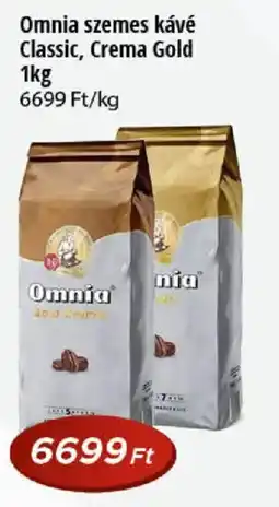Real Omnia szemes kávé ajánlat