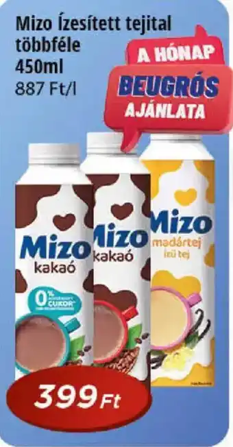 Mizo ízesített tejital