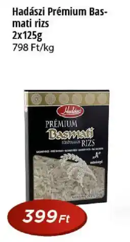 Real Hadászi prémium basmati rizs ajánlat