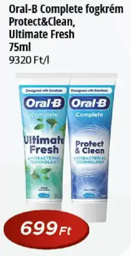 Real Oral-B complete fogkrém ajánlat
