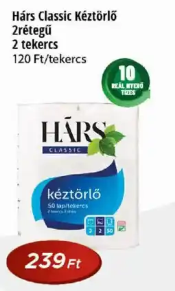 Real Hárs classic kéztörlő ajánlat