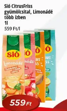 Real Sió citrusfriss gyümölcsital ajánlat