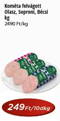 Real Kométa felvágott ajánlat