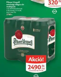 EcoFamily Pilsner Urquell minőségi világos sör multipack ajánlat