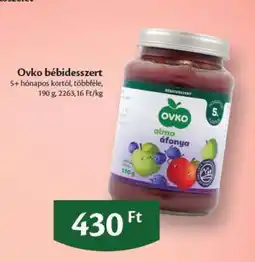 EcoFamily Ovko bébidesszert ajánlat