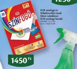 EcoFamily K2R színfogó és folteltávolító tasak fehér ruhákhoz/ K2R színfogó kendő ajánlat