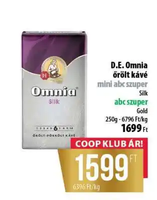 D.E. Omnia őrölt kávé