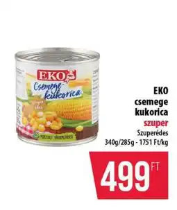 Coop EKO csemege kukorica ajánlat