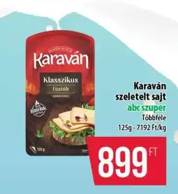 Coop Karaván szeletelt sajt ajánlat