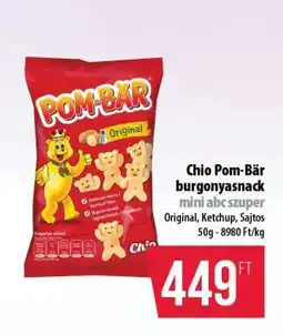 Coop Chio Pom-Bär burgonyasnack ajánlat