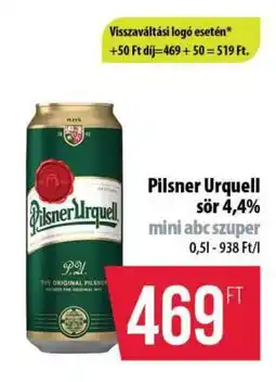Coop Pilsner Urquell sör 4,4% ajánlat