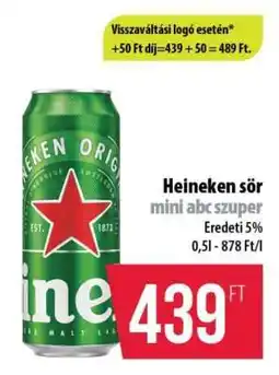 Coop Heineken sör ajánlat