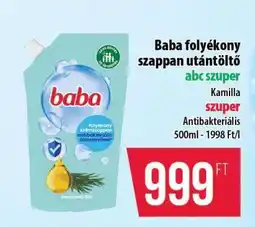 Coop Baba folyékony szappan utántöltő ajánlat