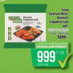 Coop Coop Gyorsan kész rántott trappista sajt ajánlat