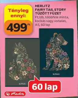 Auchan HERLITZ FAIRY TAIL STORY TŰZÖTT FÜZET ajánlat
