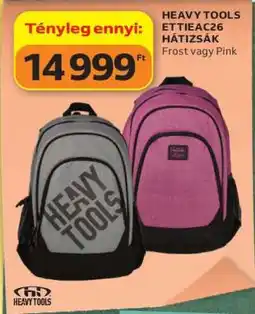 Auchan HEAVY TOOLS ETTIEAC26 HÁTIZSÁK ajánlat