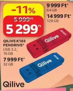 Auchan QILIVE K103 PENDRIVE ajánlat