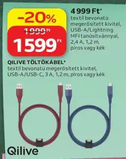 Auchan QILIVE TÖLTŐKÁBEL ajánlat
