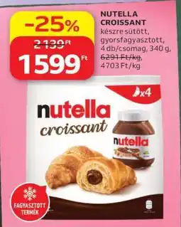 Auchan NUTELLA Croissant ajánlat