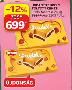 Auchan URBAN STRUDELS TÖLTÖTT KEKSZ ajánlat